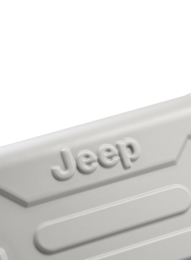 جيب حقيبة سفر بعجلات مزدوجة قابلة للتوسيع ٦٨ سم رمادية - Image 5